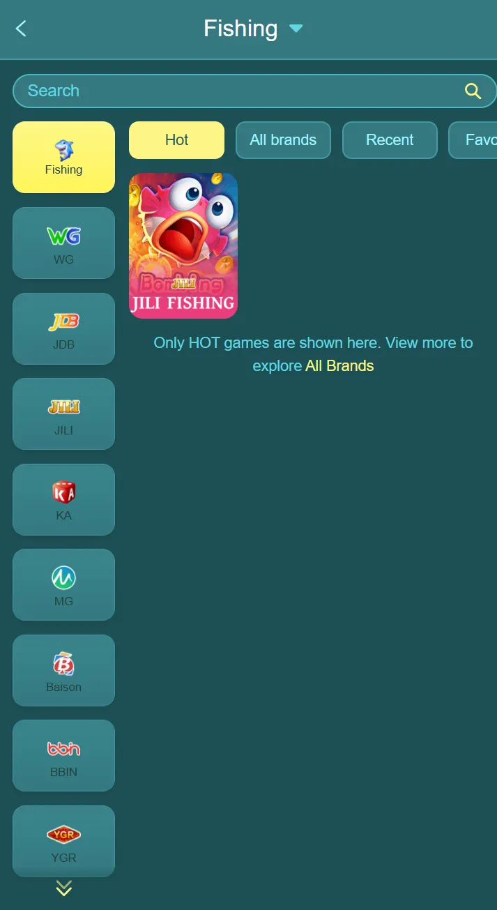HA777 fishing game screenshot