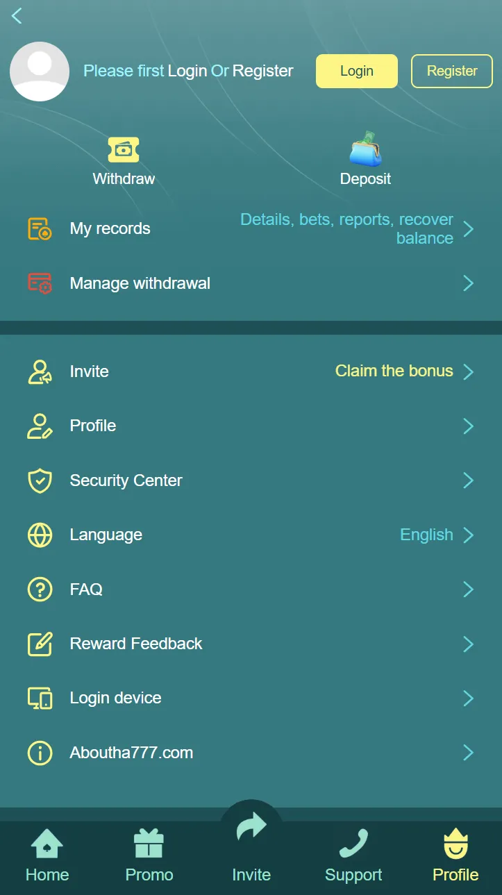 HA777 profile page screenshot