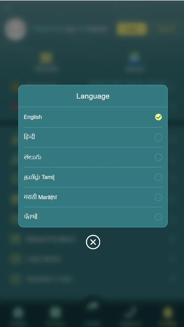 HA777 language support screenshot